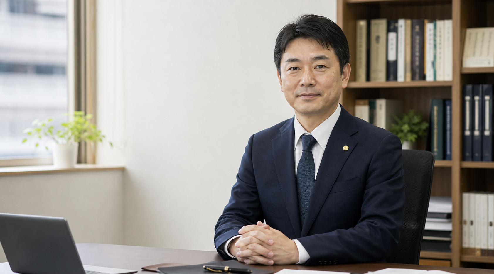 代表 佐藤健一のビジネスポートレート